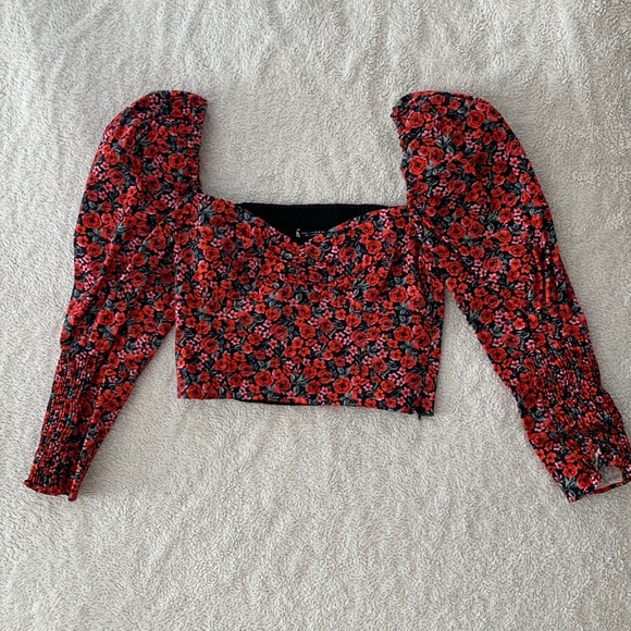 🌸Zara | Floral Print Top - Picture 2 of 4